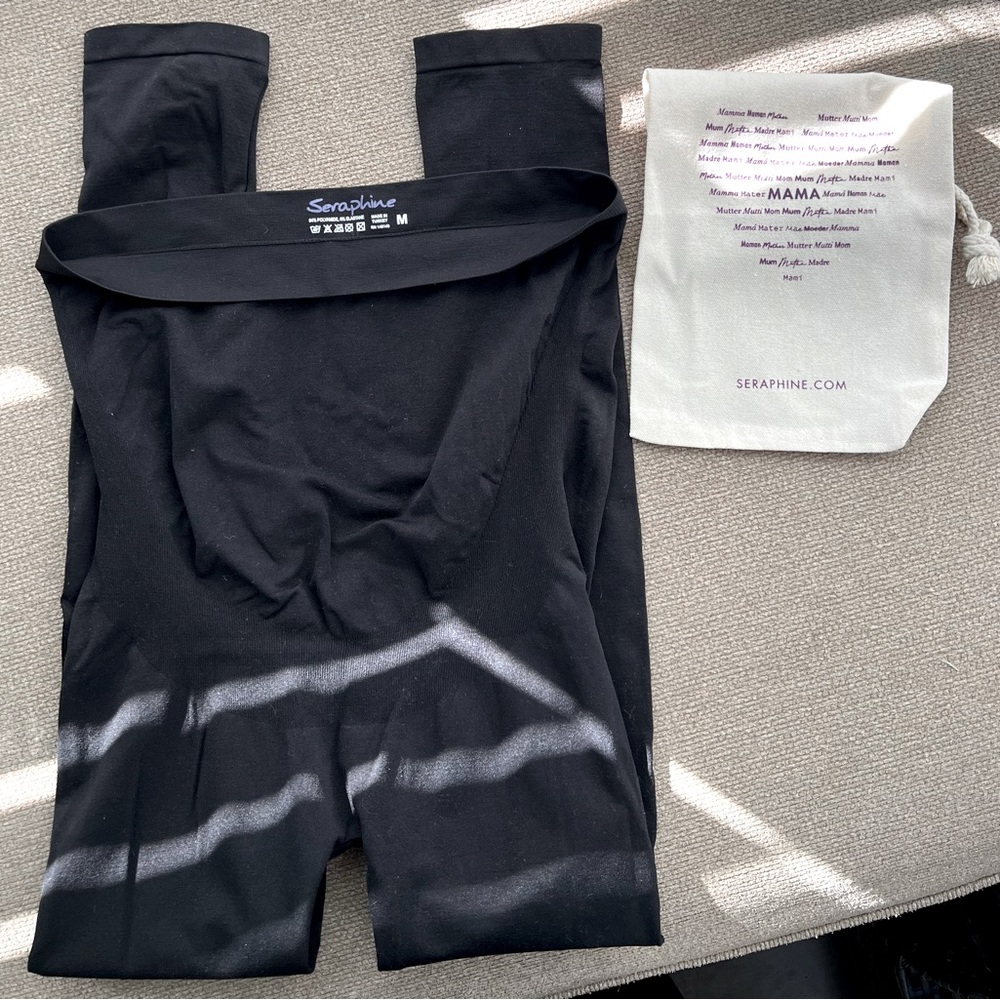Seraphine pregnancy post-partum shaping leggings, size medium.